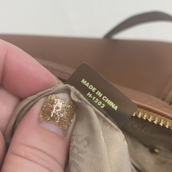 Michael Kors jet set tote in luggage brown/ buff - Picture 7 of 9